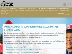'sibanyestillwater.com' screenshot