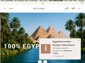 nilescrubs.com homepage screenshot