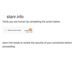 'stanr.info' screenshot