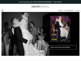 'davidsbridal.ca' screenshot