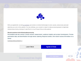 'cabaia.fr' screenshot