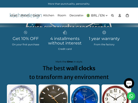 kuchendesignbrasil.com.br homepage screenshot