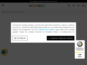 'partyfiesta.com' screenshot