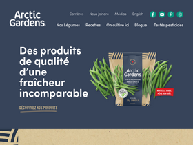 'arcticgardens.ca' screenshot