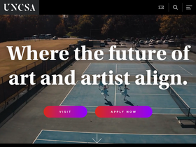 'uncsa.edu' screenshot