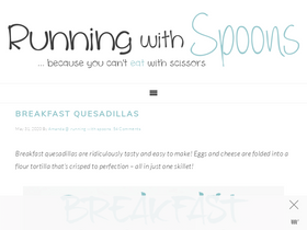 'runningwithspoons.com' screenshot