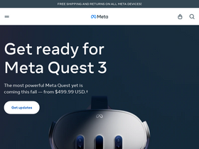 'oculus.com' screenshot