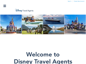 'disneytravelagents.com' screenshot