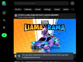 'taptap.com' screenshot