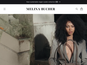 melinabucher.com homepage screenshot