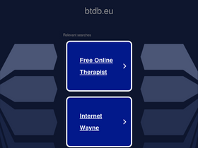 'btdb.eu' screenshot