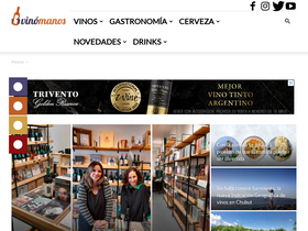 'vinomanos.com' screenshot