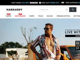 'hardaddy.com' screenshot
