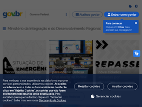 'mdr.gov.br' screenshot