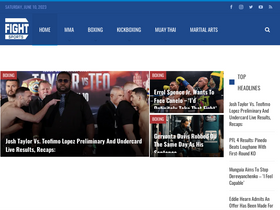 'fightsports.tv' screenshot