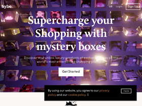 'hybe.com' screenshot