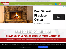 'pressealgerie.fr' screenshot