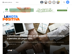 'lanotapositiva.com' screenshot