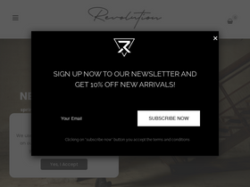 'revolutionconceptstore.com' screenshot