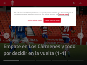 'granadacf.es' screenshot