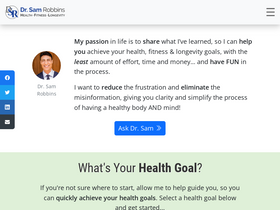 'drsamrobbins.com' screenshot