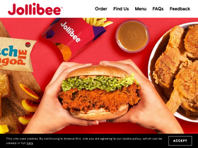 'jollibee.uk' screenshot