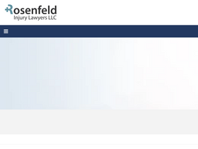 'rosenfeldinjurylawyers.com' screenshot