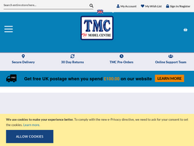 'themodelcentre.com' screenshot