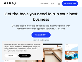 'arboxapp.com' screenshot