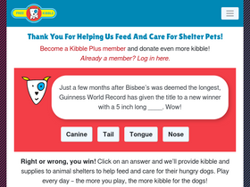 'freekibble.com' screenshot
