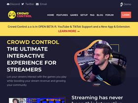 'crowdcontrol.live' screenshot
