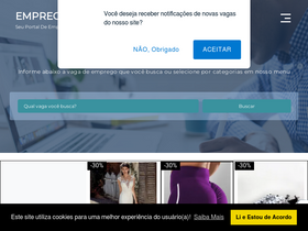 'empregosrio.com' screenshot