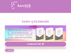 'karekokvideocozum.com' screenshot