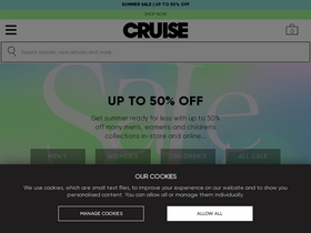 'cruisefashion.com' screenshot