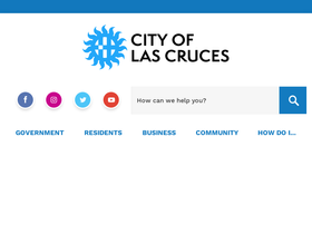 'lascruces.gov' screenshot