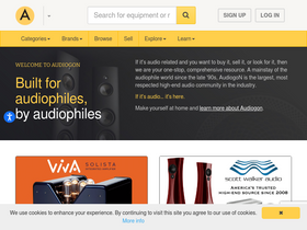 'audiogon.com' screenshot