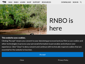 'cycling74.com' screenshot