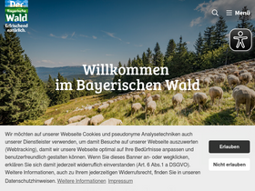 'bayerischer-wald.de' screenshot