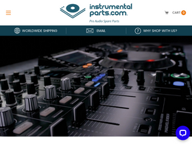 'instrumentalparts.com' screenshot