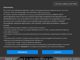 'virginradio.it' screenshot