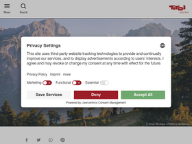 'tyrol.com' screenshot