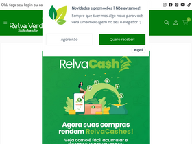 'lojarelvaverde.com.br' screenshot