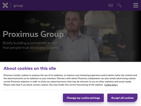 'proximus.com' screenshot