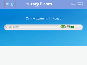 'tutorke.com' screenshot