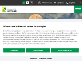 'kreis-reutlingen.de' screenshot