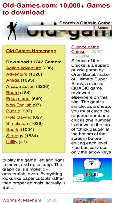 Top 77 Similar websites like oldgamesdownload.com and alternatives