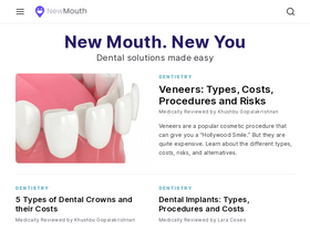 'newmouth.com' screenshot