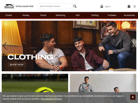 'slazenger.com' screenshot