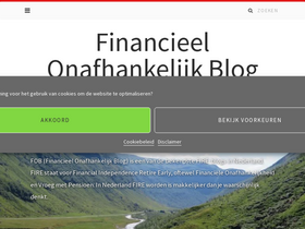 'financieelonafhankelijkblog.nl' screenshot