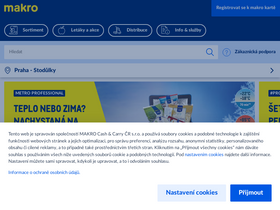 'makro.cz' screenshot